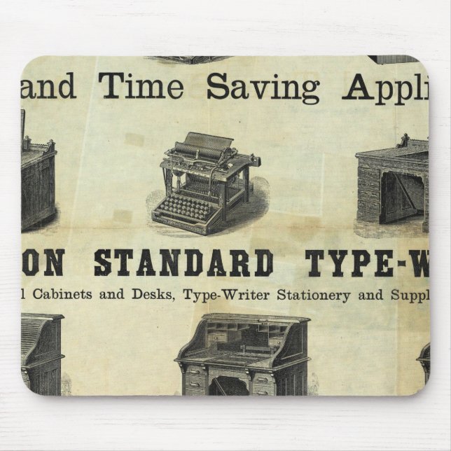 Advertisement with Guide Map Mouse Pad (Front)