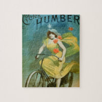 Advertising for 'Humber Cycles' (colour litho)