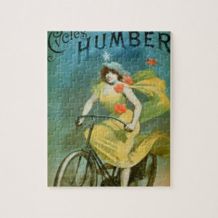Advertising for 'Humber Cycles' (colour litho) Jigsaw Puzzle
