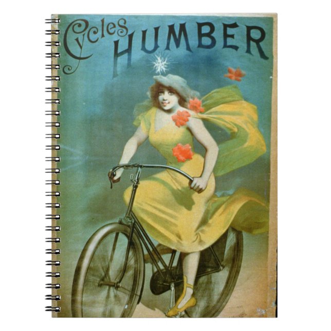 Advertising for 'Humber Cycles' (colour litho) Notebook (Front)