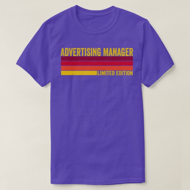 Advertising Manager T-Shirt (Design Front)