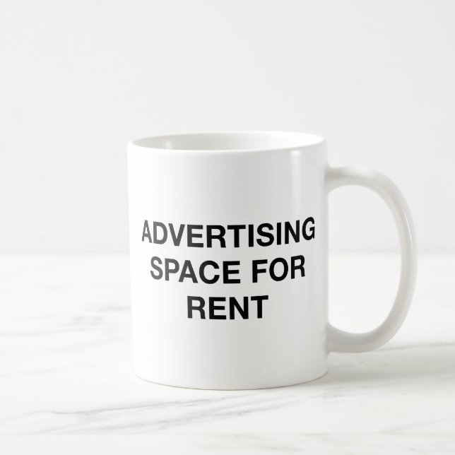 Advertising Space For Rent Coffee Mug (Right)