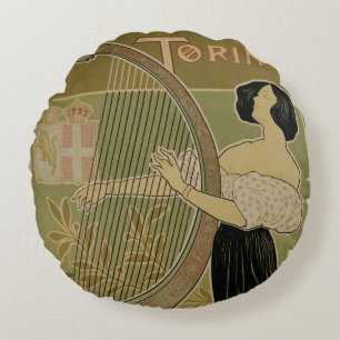 Advertisment for the 'Theatre Royal' Round Cushion