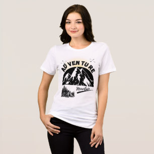 Adveventure Mountain T-shirt Tri-Blend Shirt