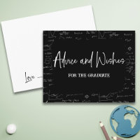 Advice and Wishes for the Graduate 