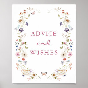 Advice and Wishes Poster