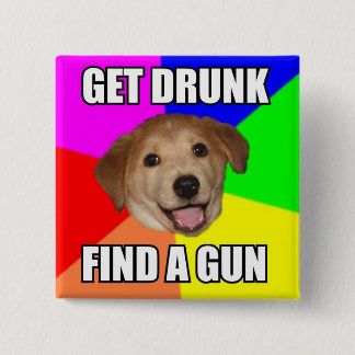 Advice Dog Button