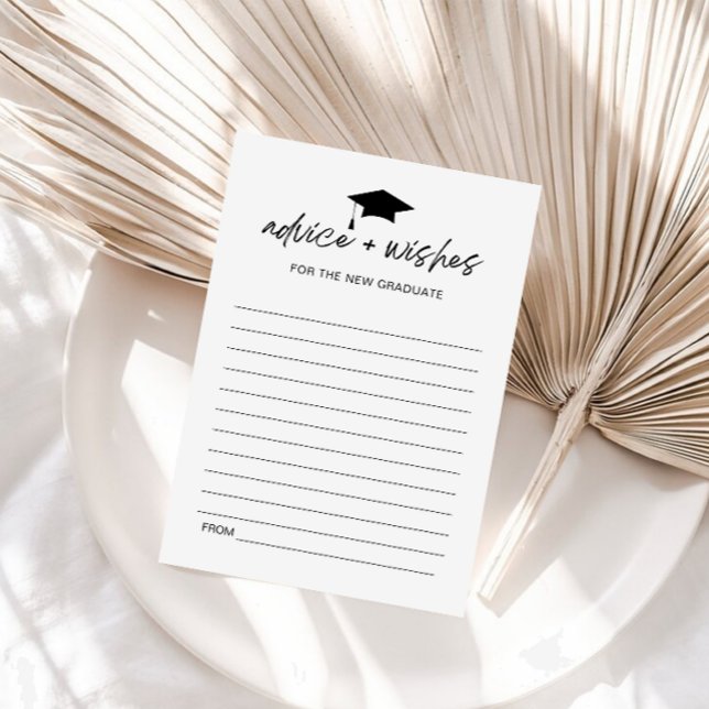 Advice For Graduate Minimalist Card (Creator Uploaded)
