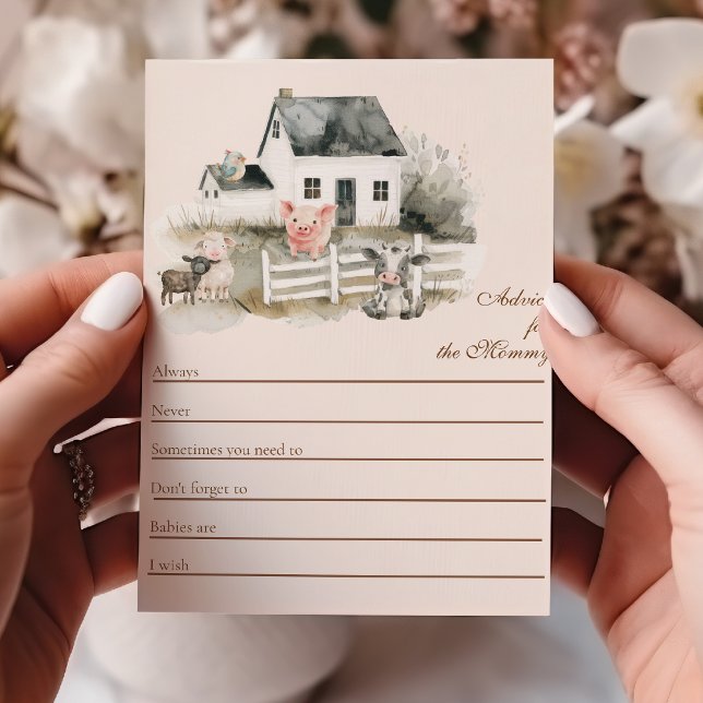 Advice for mummy baby shower (Creator Uploaded)