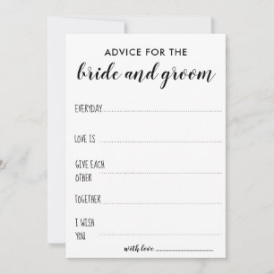 Advice For The Bride And Groom   Minimalist