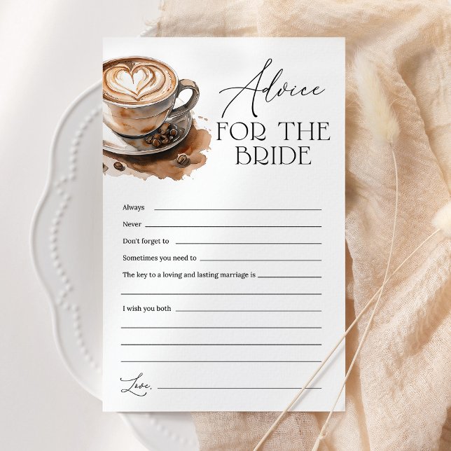 Advice For The Bride Coffee Bridal Shower (Creator Uploaded)