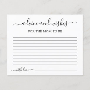 Advice for the Mum to Be card