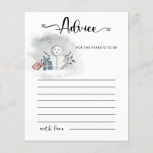 Advice for the parents to be card