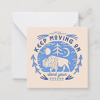 Advice from a Buffalo Card