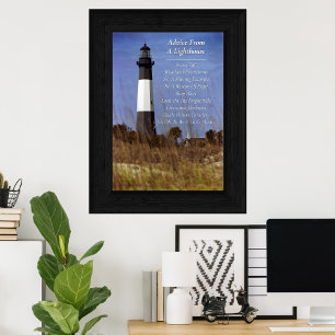 Advice From A Lighthouse Poster