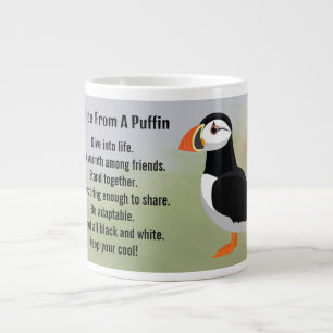 Advice from a Puffin Design Large Coffee Mug