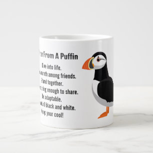 Advice from a Puffin Design Large Coffee Mug