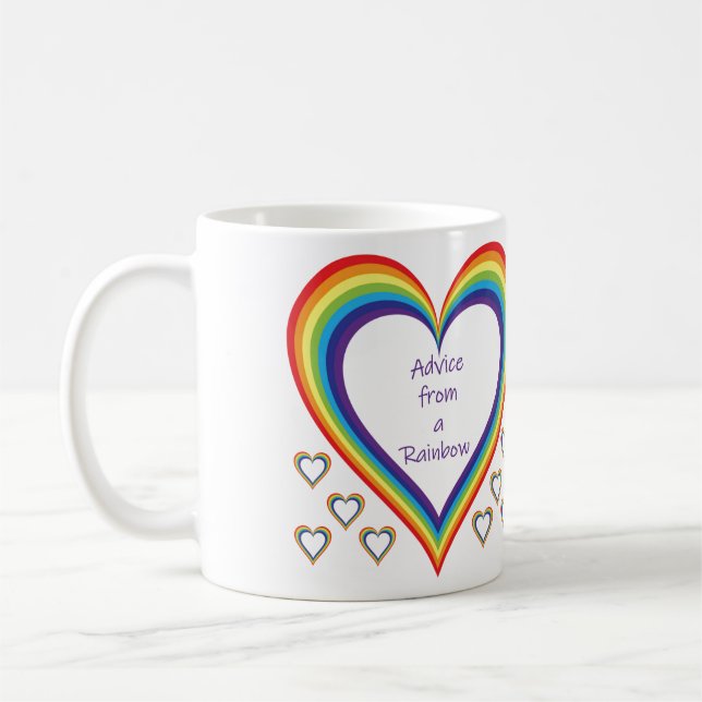 Advice from a Rainbow Mug (Left)