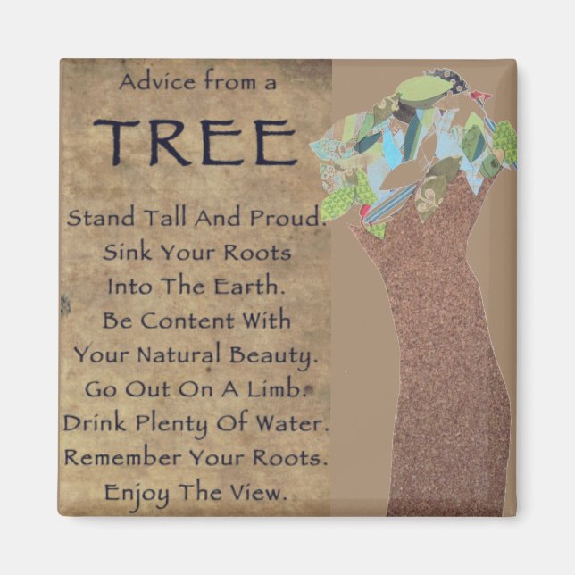 Advice from a tree magnet (Front)