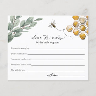 Advice & Wishes for Bride and Groom Bridal Shower