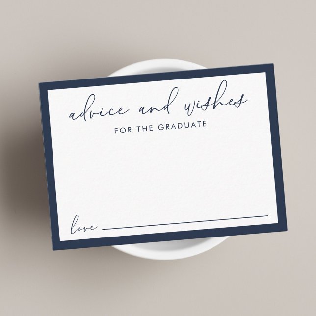 Advice Wishes For The Graduate Graduation Enclosure Card (Creator Uploaded)