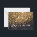 Advice & Wishes Wedding Cards<br><div class="desc">Glitter Lit Nite Cards for wedding guests to leave advice and wishes,  change background colour and text to suit your occasion. Place on a table at the reception.</div>