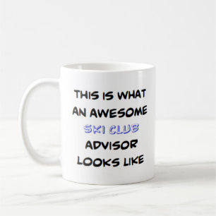 advisor ski club, awesome coffee mug