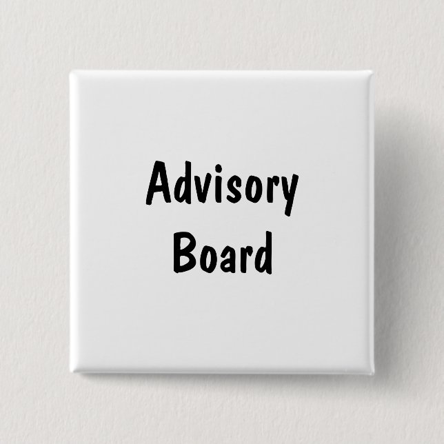 Advisory Board 15 Cm Square Badge (Front)