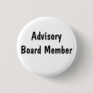 Advisory Board Member 3 Cm Round Badge