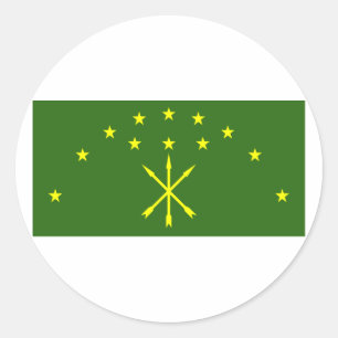 Adygea, Russia Classic Round Sticker
