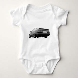 AE86 Black & White Baby Bodysuit