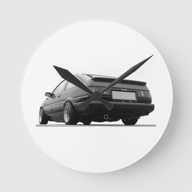 ae86 hachi corolla toyota sprinter trueno round clock (Front)