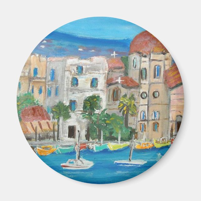 Aegina, Greece Magnet (Front)