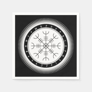 Aegishjalmr Halftone Paper Napkins
