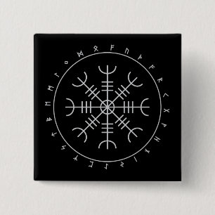 Aegishjalmr Runes Buttons