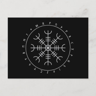 Aegishjalmr Runes Postcard