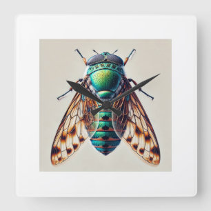 Aegocidnexocentrus 010824IREF205 - Watercolor Square Wall Clock