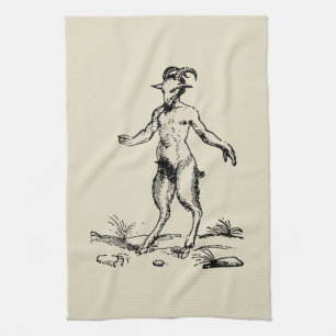 Aegopithecus, Pan, Devil Tea Towel