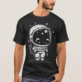 Aegyo Astronaut In Space T-Shirt