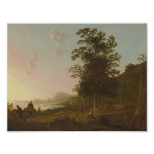 Aelbert Cuyp -Landscape with the Flight into Egypt Photo Print