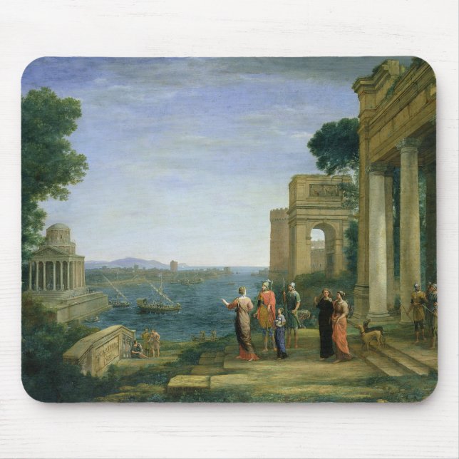 Aeneas and Dido in Carthage, 1675 Mouse Pad (Front)