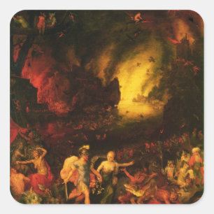 Aeneas in Hades Square Sticker