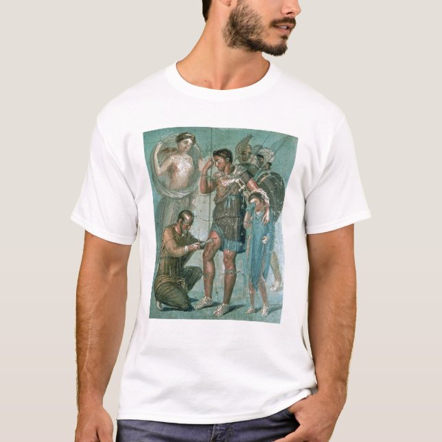 Aeneas injured, from Pompeii T-Shirt (Front)