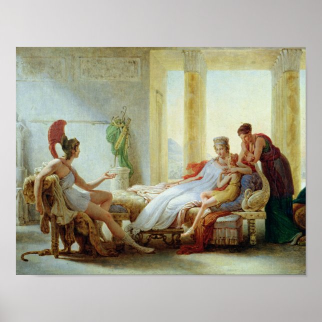 Aeneas telling Dido of the Disaster at Troy Poster (Front)