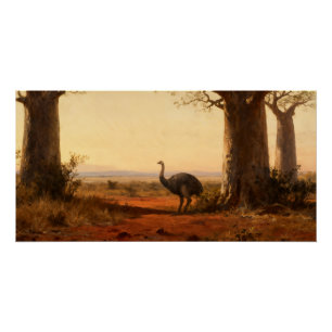 Aepyornis maximus – The Elephant Bird of Madagasca Poster