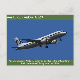 Aer Lingus Airbus A320  image for postcard