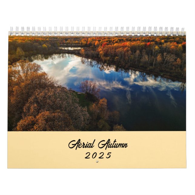 Aerial Autumn 2025 Calendar (Cover)