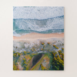 Aerial Beach View Jigsaw Puzzle