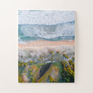 Aerial Beach View Jigsaw Puzzle