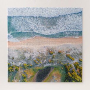 Aerial Beach View Jigsaw Puzzle